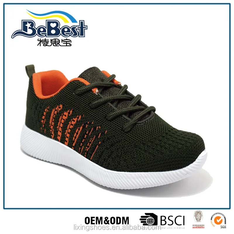 
2017 new style best quality flyknit sport shoes boy sneakers 