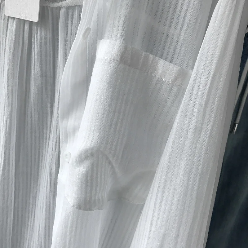 Весенне-летние новые женские кофточки с длинным рукавом свободного покроя; Детские комплекты с длинными рукавами BF рубашка средней длины девочек младшего возраста кардиган/топ для мужчин и женщин