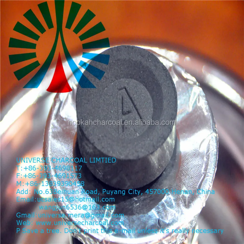 Arab Shisha charcoal for smoking