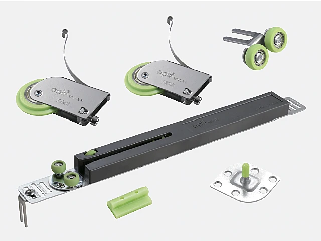 Aluminium Visible sliding roller for aluminum glass and wooden door
