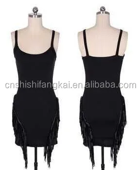  Лидер продаж в США Канаде ЕС популярное Клубное платье с бахромой и кисточками для клубной вечеринки танцевальная одежда танцевальный костюм Пляжное Платье