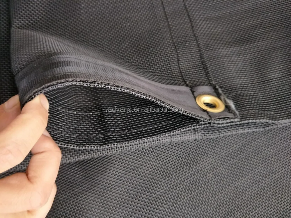 
10 OZ Multi Color Vinyl PVC Coated Polyester Yarn Mesh Tarp 