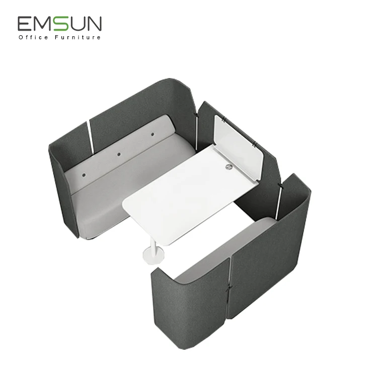 
Factory Price Modern Wooden Office Sofa Alcove Highback Sofa 