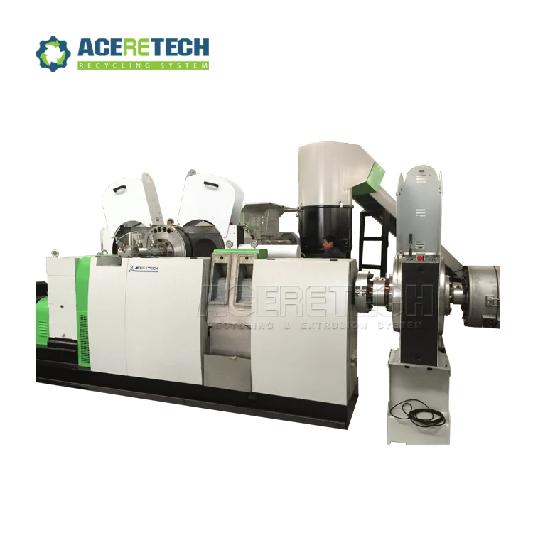 equipment for recycling waste plastic films of big bags