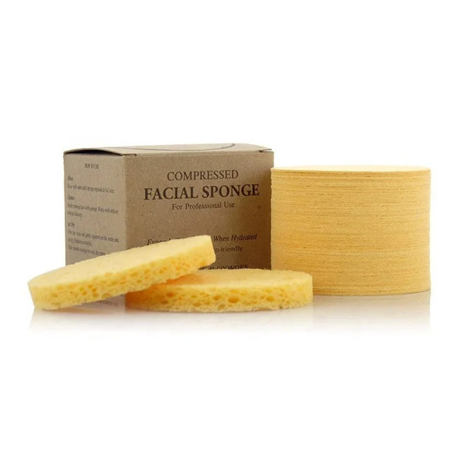 compressed cellulose cosmetic sponge
