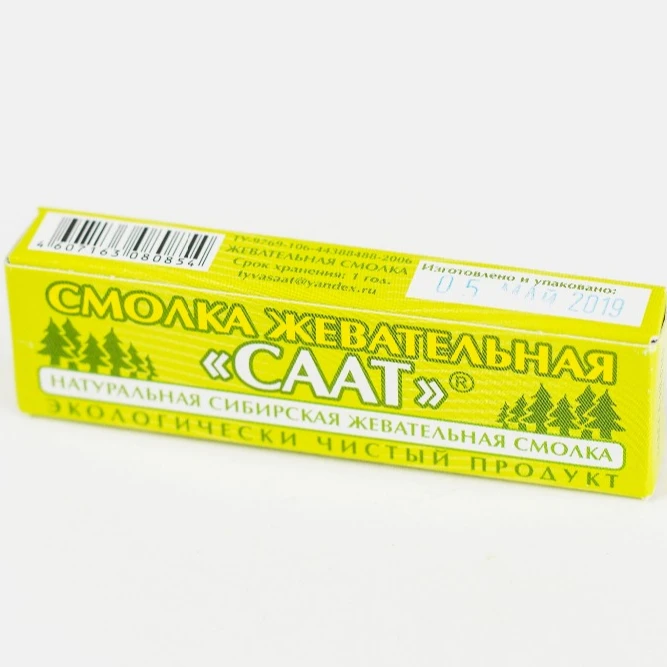 100% натуральная травяная медицинская жевательная резинка