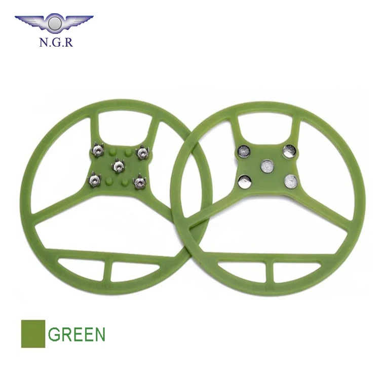 Outdoor professional safety cleats shoes anti-slip snow rubber ice gripper