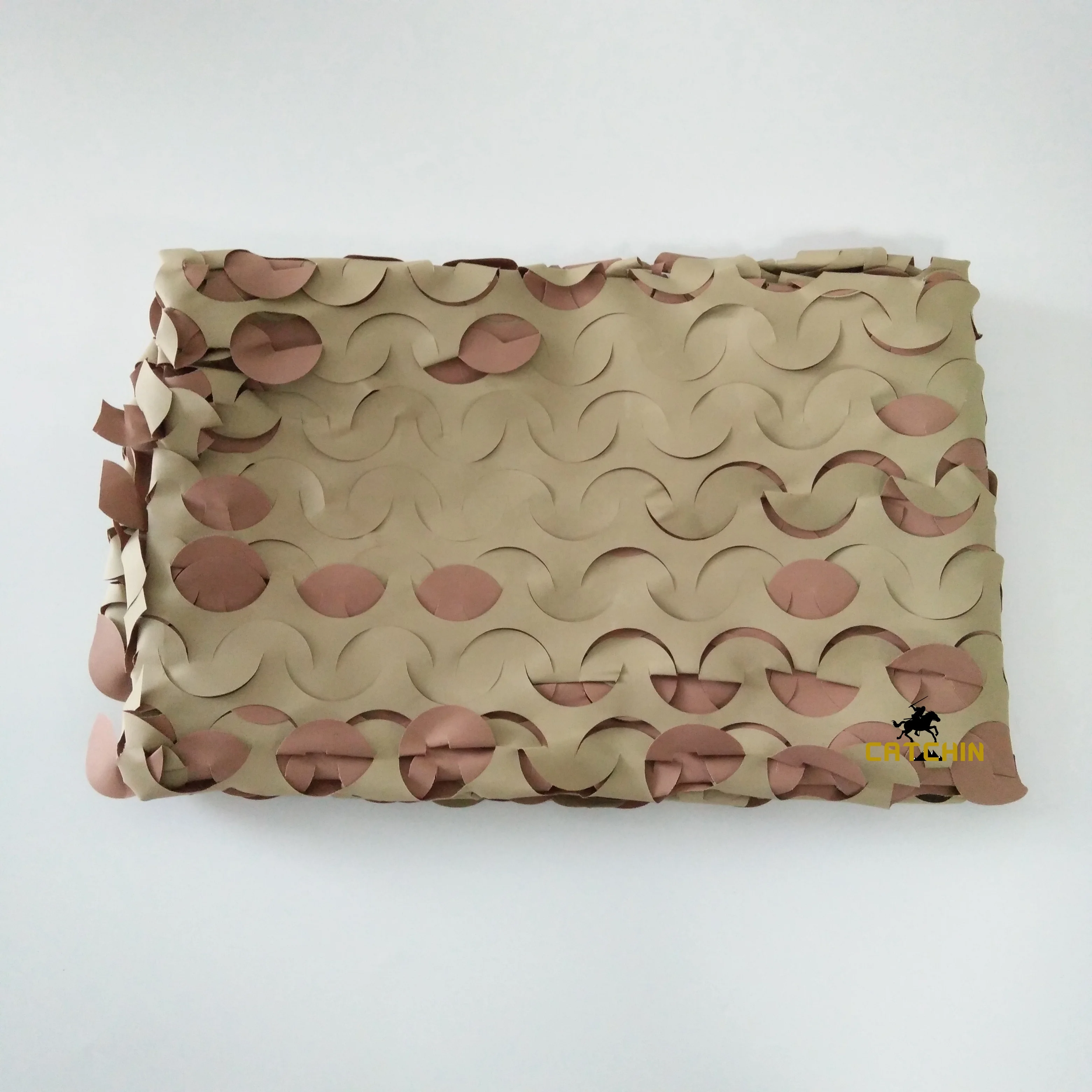 Brown&Sandy camo netting reversible camouflage net hunting net camouflage fabric for shade blinds outdoor camping