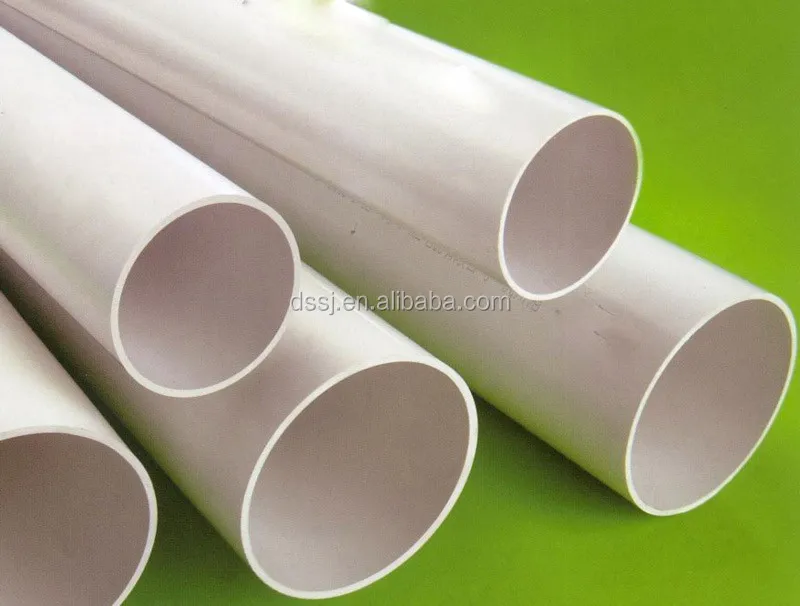 White Rigid Pvc Water Perforated Plastic U-pvc Hdpe Perforated Drainage Pipe