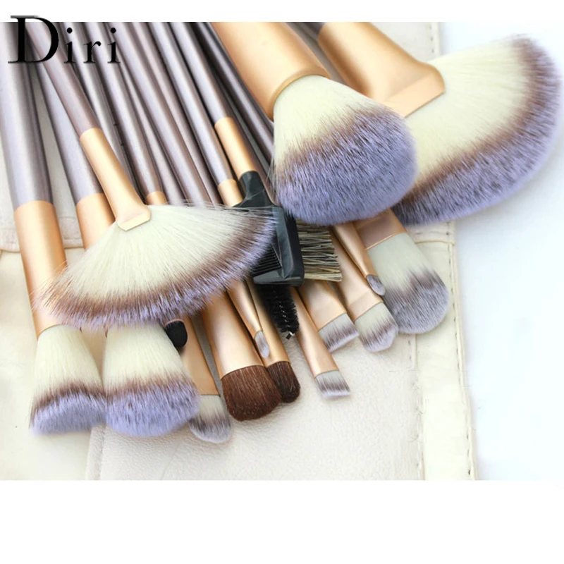High quality 18Pcs Cosmetic Brush Set With Bag New 2019 Makeup Brush