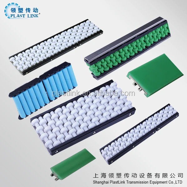 Good performance conveyor guide rail plastic roller side guides conveyor support
