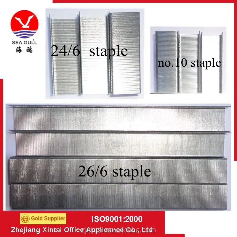 Wholesale stapler pin galvanized/ colored/ copper plated wire staple