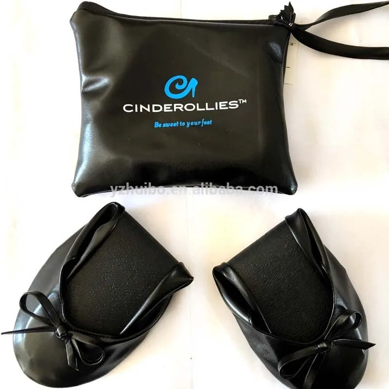 
Womens Foldable Portable Flexable Outsole Roll Up Ballet Flat Shoes 