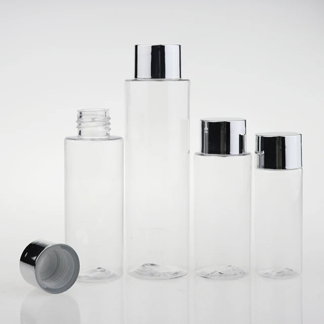 
Transparent plastic bottle hotel cosmetics eco bottles 30ml 60ml 100ml toner bottles 