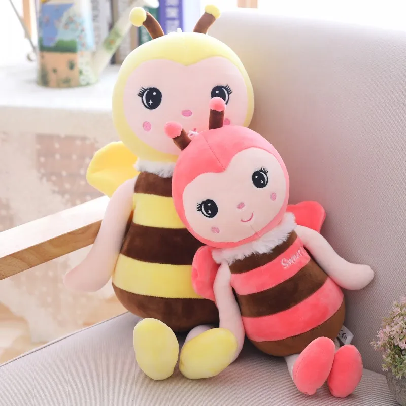 GRAVIM custom cute plush bee honey toy for kids