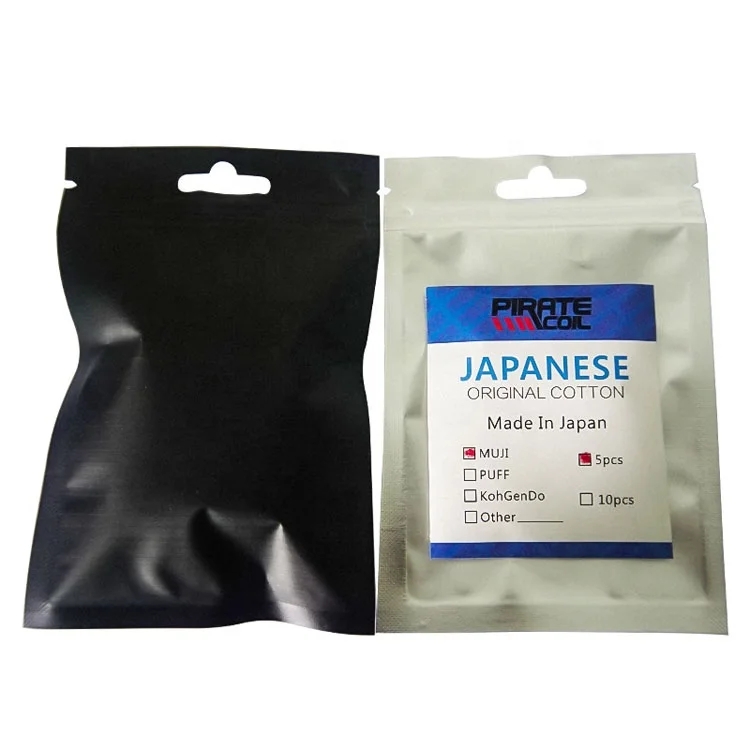 
Muj organic vape cotton for electronic cigarette wholesale vape cotton pad 