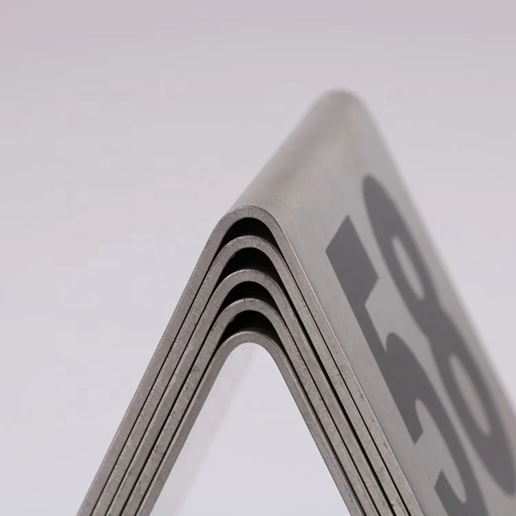 Hotel restaurant menu card table and desk rectangle Metal number card