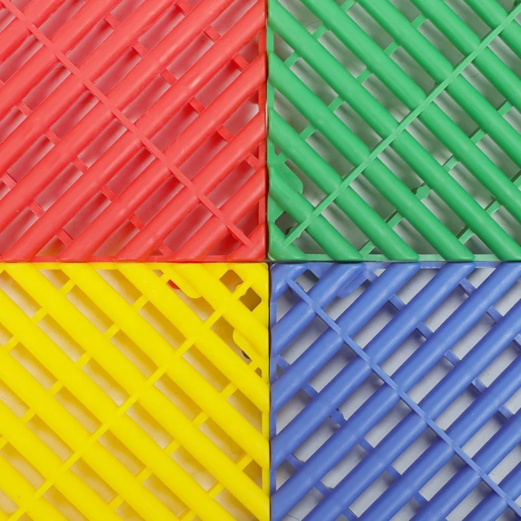 Garage Flooring Car Floor Mat PVC Interlocking Garage Plastic Floor Tile