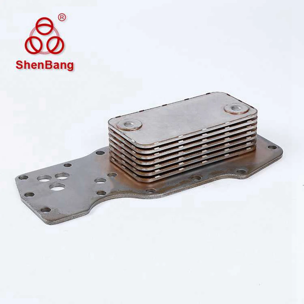 Diesel Engine Cooling System Parts heavy duty Truck Oil Cooler ISDE 4ISDE ISBE QSB Oil Cooler Core 3959031