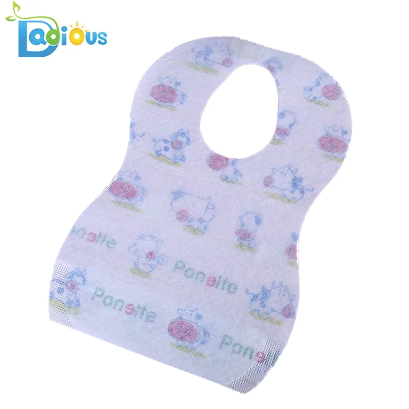 
10 Pieces Of Baby Disposable Bibs Can Be Used For Going Out Disposable Bibs For Baby 