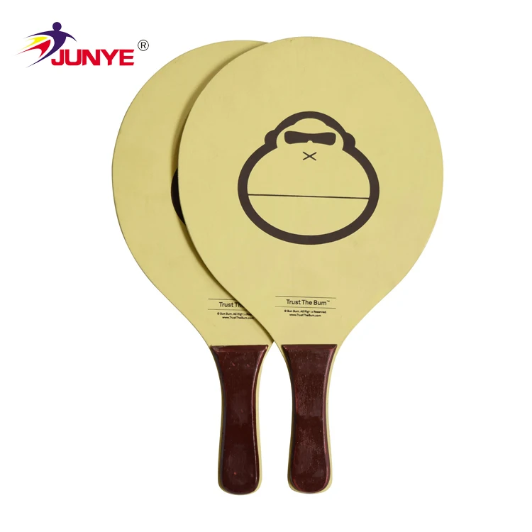 Sports Beach Racket Outdoor Beach Paddle Set Beach Racket Set with Mesh Bag