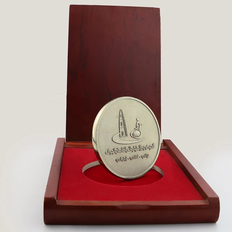 
Factory direct wholesale sales cheap custom award silver souvenir coin 