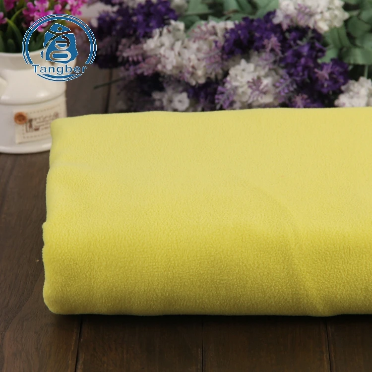 170gsm cheap DTY 100% polyester anti pilling micro polar fleece fabric