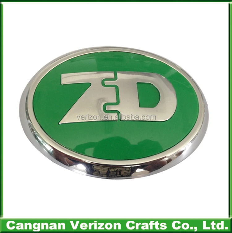 ABS plating Chrome badge car emblems and chrome car emblems with strong 3M sticker for car logo