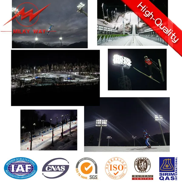 football yard telescopic cctv camera mast pole