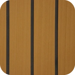 Custom Synthesis Decking Material EVA Foam Faux Teak Sheet Marine Boat Flooring