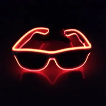 2020 Hot Products LED Shutter Party Glasses Flashing El Wire Sunglasses