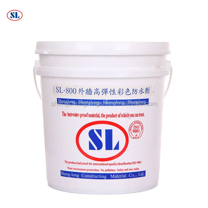 SL-800 Waterborne Single-Liquid Flexible Colored Waterproof Coating