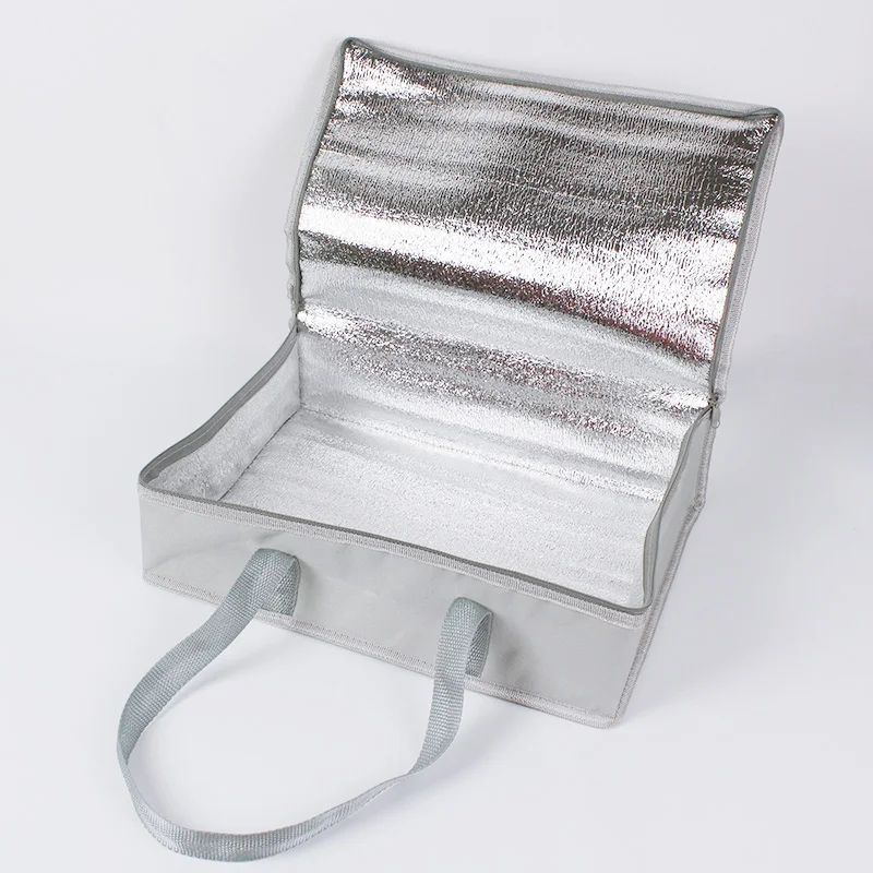 Thermal  Food Cooler Bag Insulated Heated Pizza Delivery Bag for Picnic
