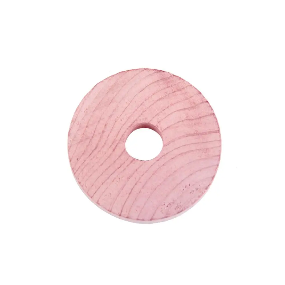 
red fresh cedar ring for clothes storage and high quality aromatic wooden clothes hanger cedar ring 