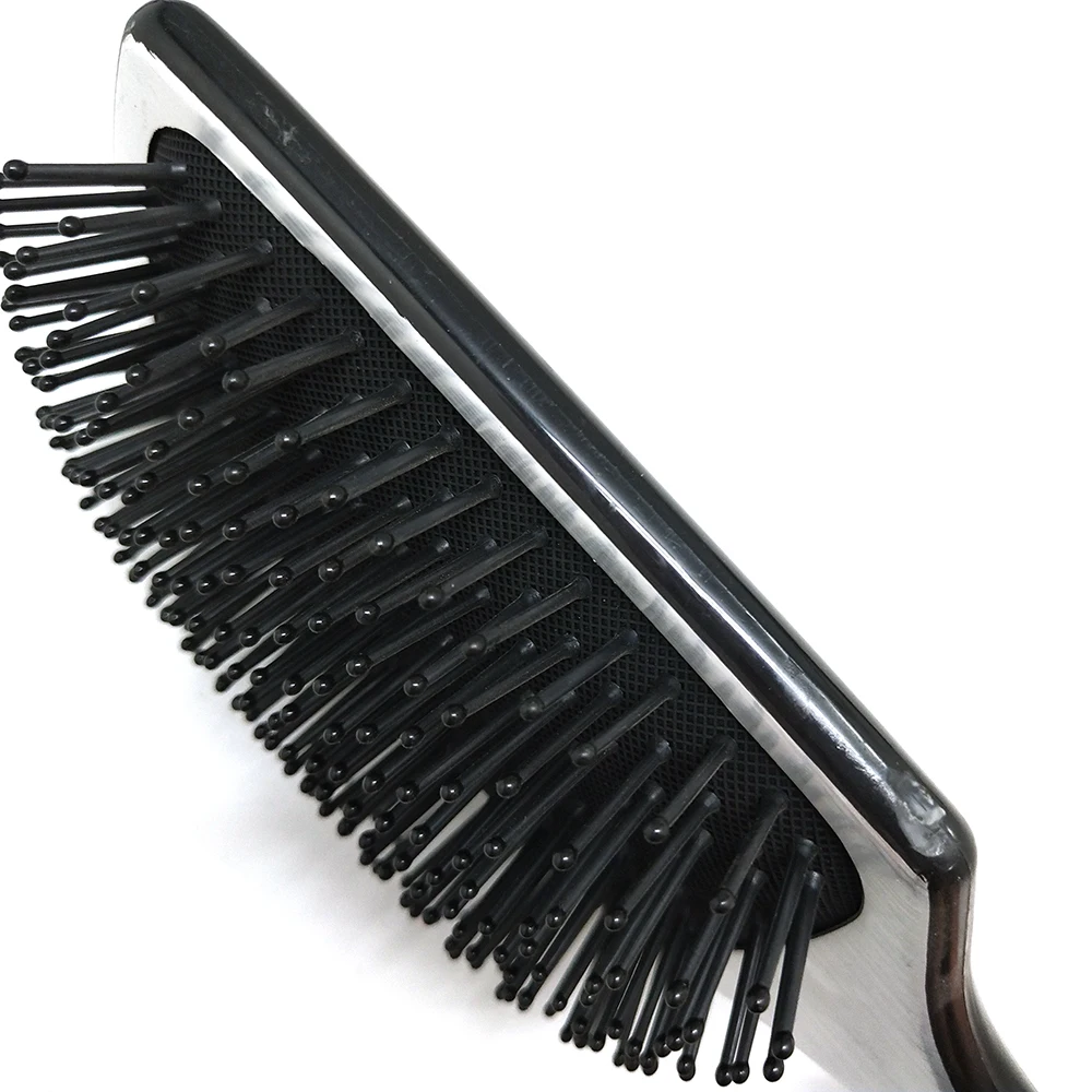 
Osaki Brand Soft and silky nylon hair brushes Textured Cushion Hair Brush ABS/PP Paddle Bling Hairbrush 