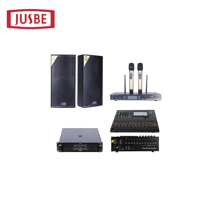 Полный комплект, профессиональная аудиосистема, заводской поставщик, микрофон, звуковой миксер, усилитель, линейный массив, серия колонок из Гуандуна