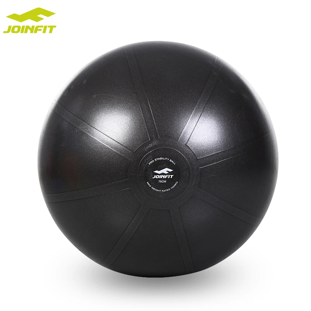 Exercise Ball Multiple Sizes for Stability, Balance & Yoga Workout Guide & Quick Pump Included Anti Burst