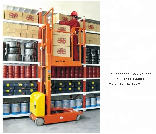 CE ISO 2018 Two Masts Full Electric High-altitude Reclaimer