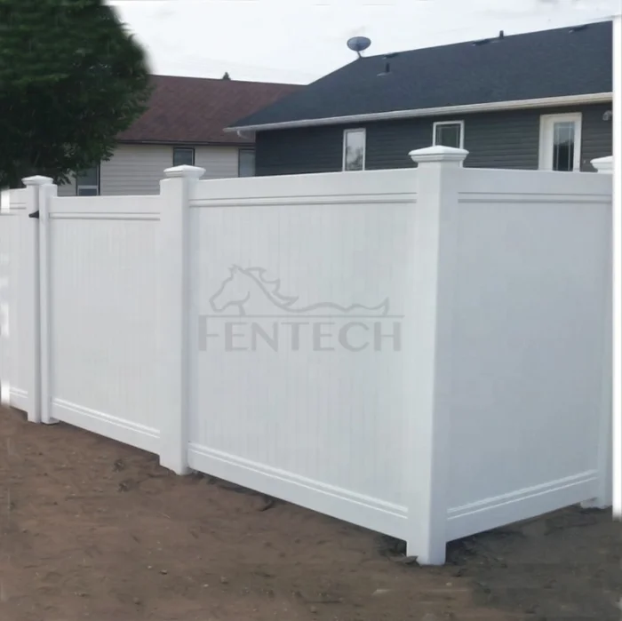 6ft.Hx8ft.W Premium virgin vinyl pvc privacy fence white