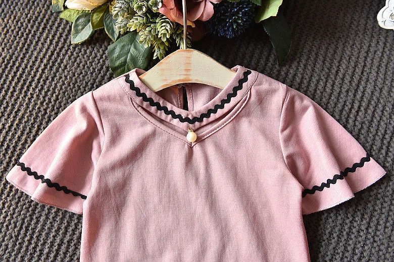 New Online Shopping India Children Suits Clothes Bodysuit Baby Girls Denim Skirts From China Supplier