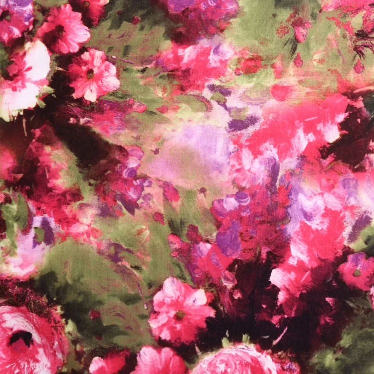 Knitted jersey super java print cotton fabric cambodia supply