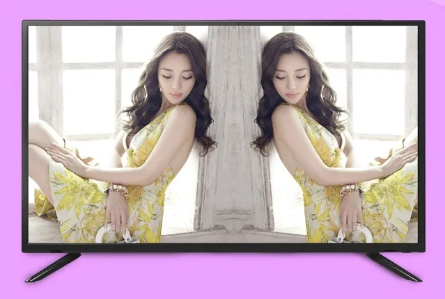 55 inch LED TV ,OEM Brand  floor standing LCD digital signage vertical display tv