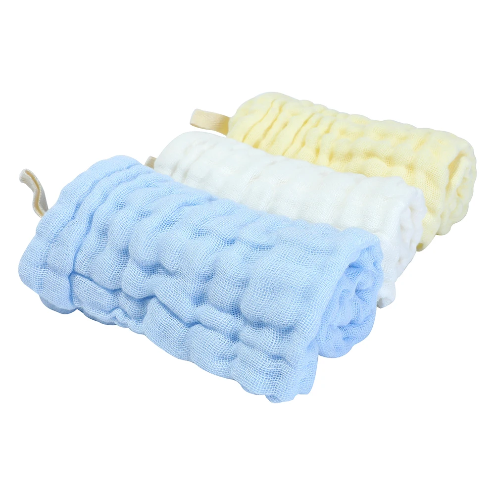 Wholesale Oem Muslin Organic Bamboo Baby Face Wash Towel Washcloth