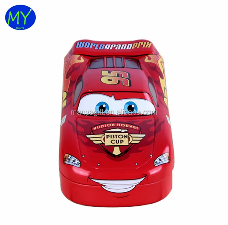 Factory hot sales car shape tin pencil case with CE certificate