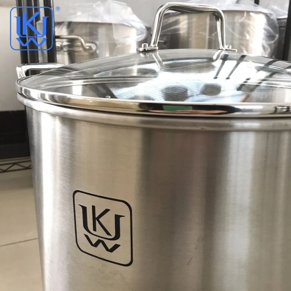 32QT Stainless Steel Commerical Food Catering Christmas Turkey Cooking Large Stock Pot