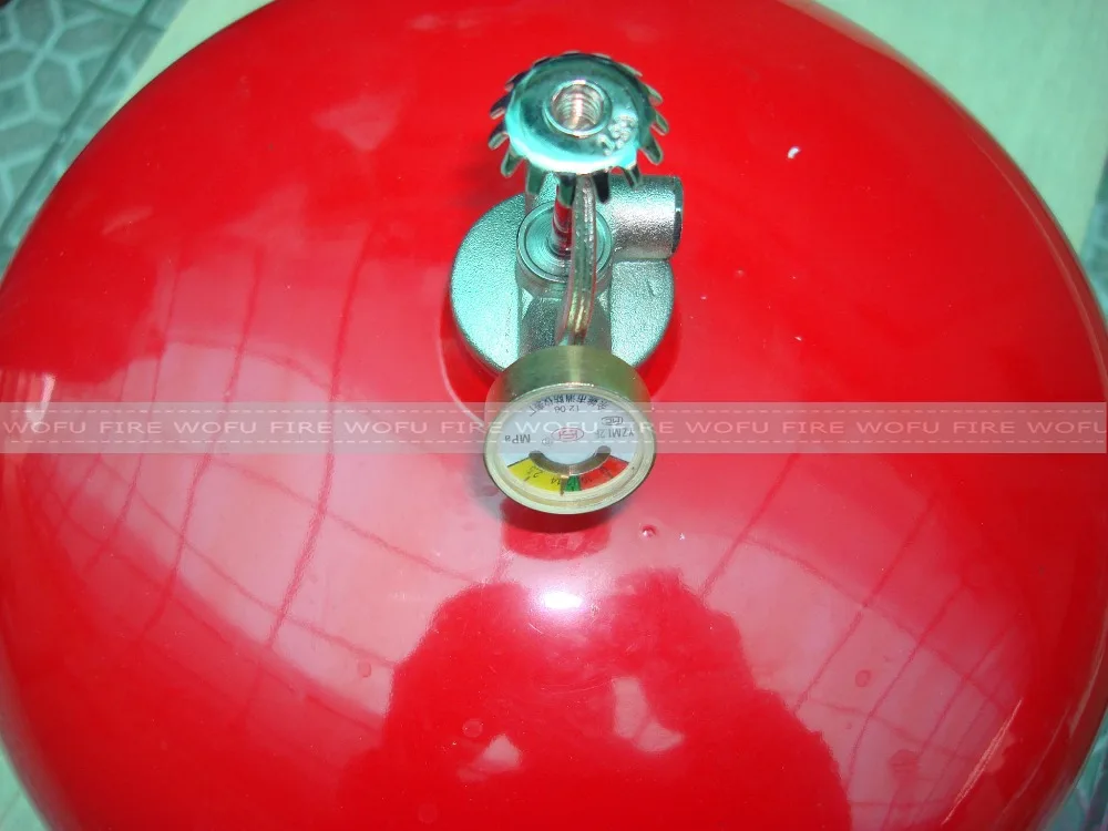 Auto 6kg hanging HFC-227ea fire extinguisher