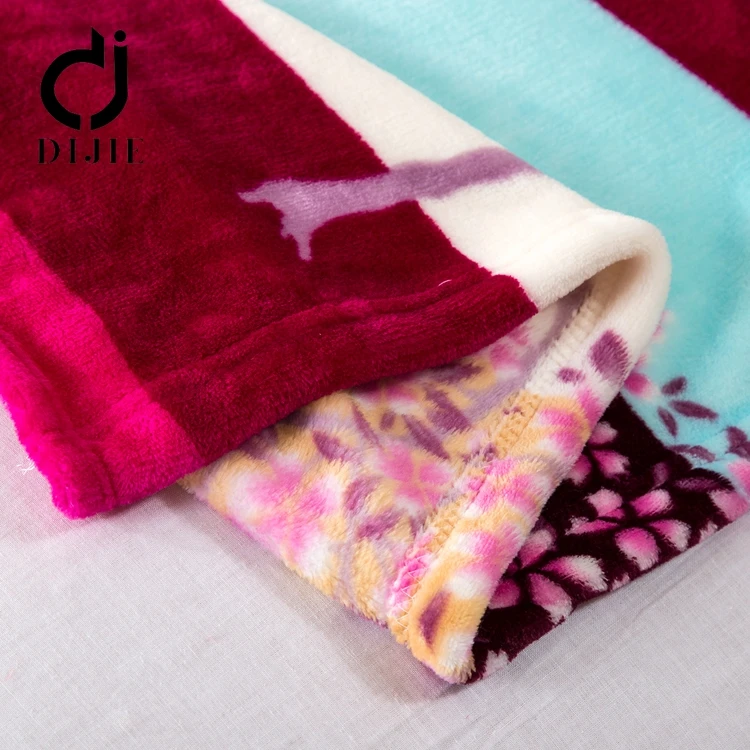 Wholesale Cheap Price 100% polyester thick microfiber flannel blanket