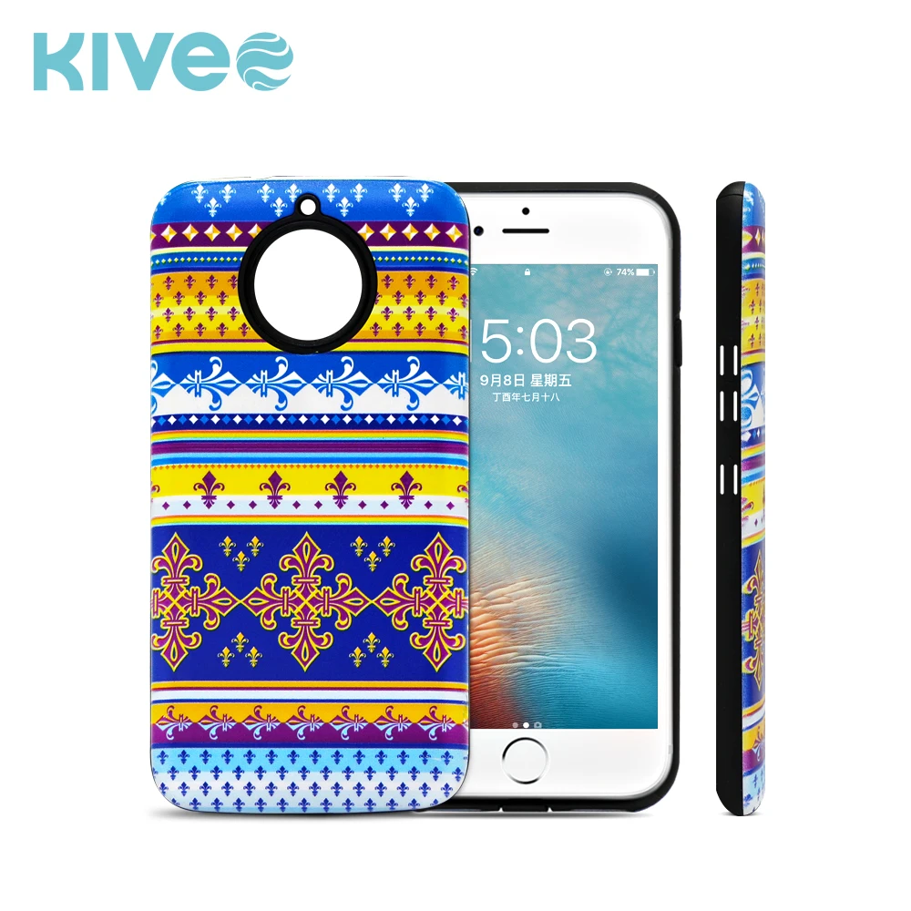 Most Popular TPU and PC Rilievo oem design with colorful painting mobile phone case for iphone 8 8 plus