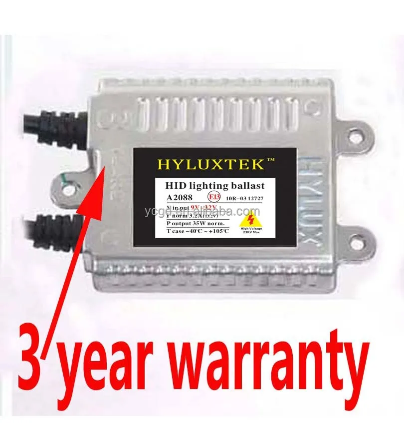 Hylux HID Ballast AC 12v 24v HYLUX A2088 Fast Start HID Ballast 35W Slim HID Ballast for Car Truck