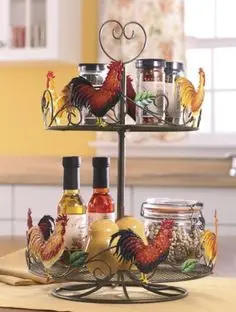 Rooster Display Kitchen Basket Home Use 3 Tier FOB XIAMEN Home Decor Eco-friendly Freestanding 600pcs CN;FUJ ISO 9001: 2000 GYG
